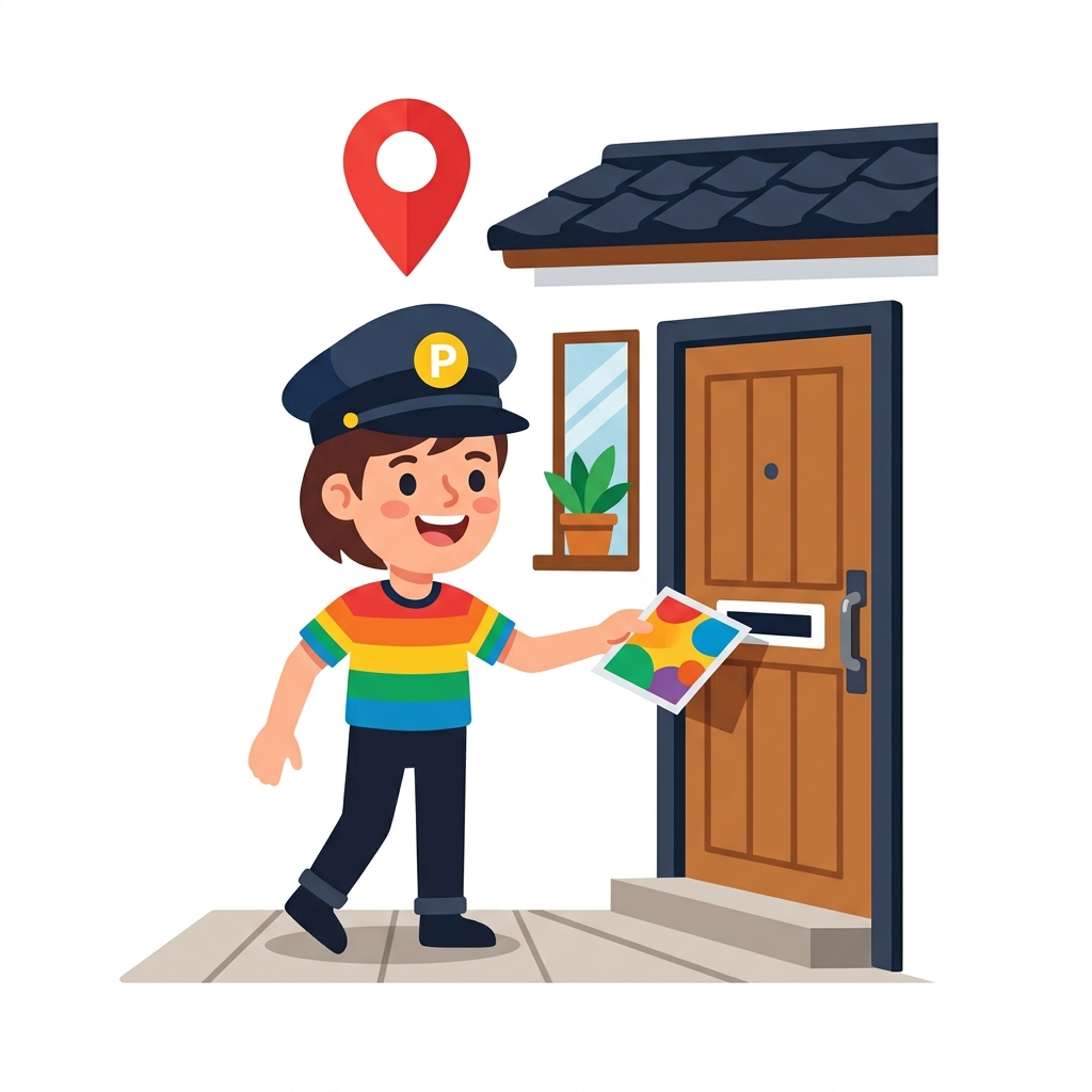 GPS記録で配布