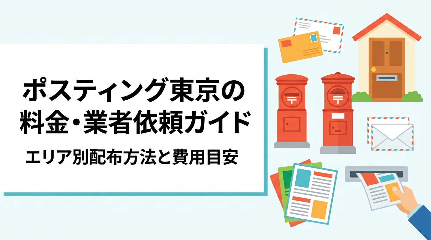 東京でポスティングを業者に依頼する際の料金目安・配布方法・エリア特性・依頼の流れをわかりやすく解説。GPS配布報告で安心のポスティングくんが全国対応で東京にも対応します。
