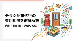 チラシ配布代行の費用相場をわかりやすく解説。印刷費・デザイン費・配布費の内訳や、エリア・枚数による変動要因、コストを抑えるコツまで初心者向けに整理。無料見積りも受付中。